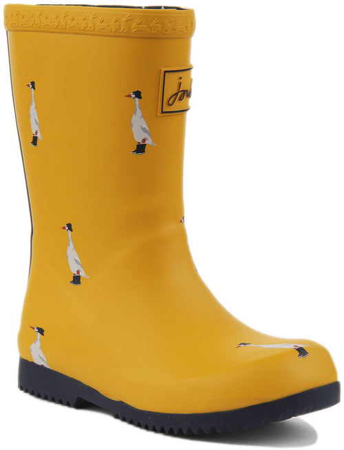 Joules Junior Roll Up In Yellow For Kids