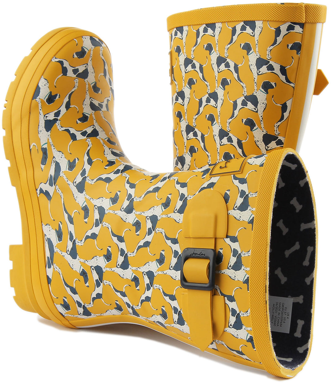 Joules Molly Welly In Yellow For Women