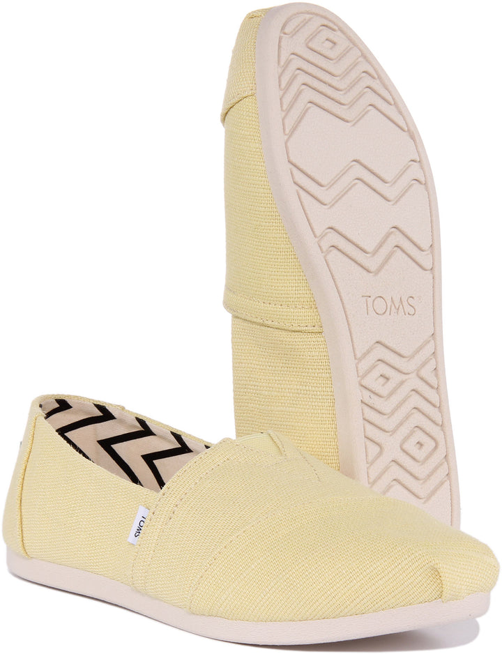 Toms Alpargata In Yellow For Women