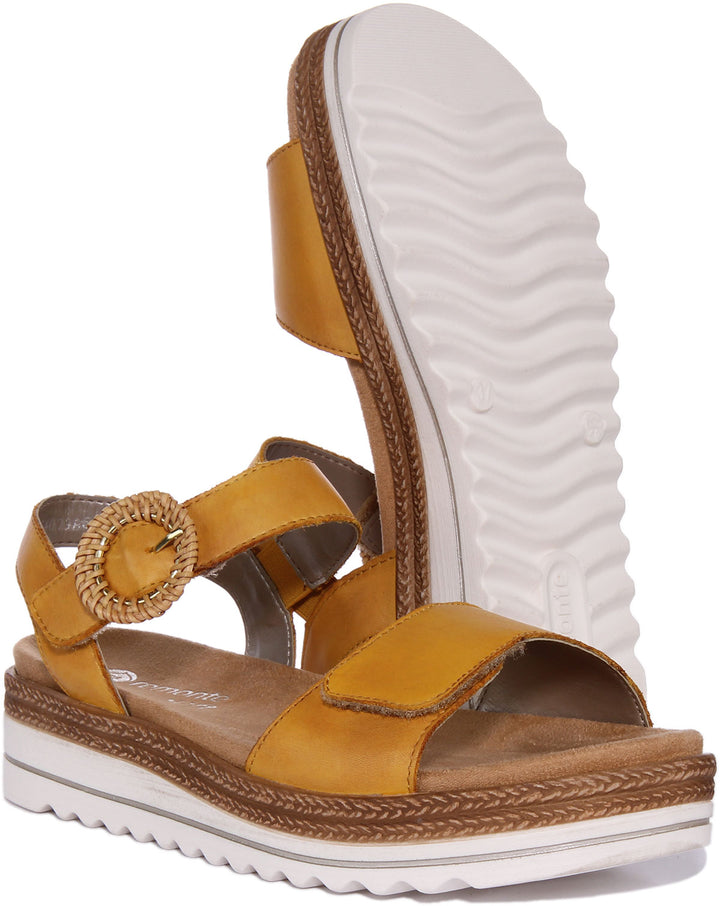 Remonte D0Q52-68 In Yellow For Women