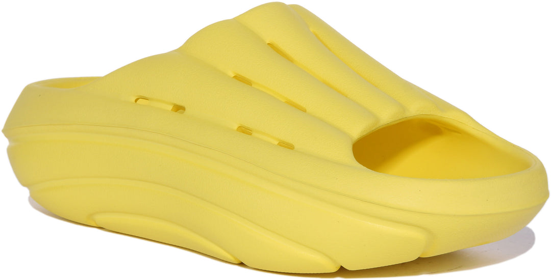 Ugg W Foamo Sandales à glissière en caoutchouc EVA pour femmes en jaune