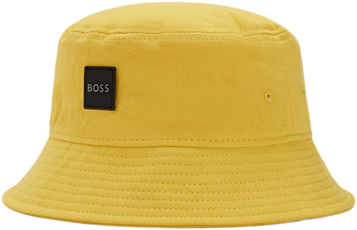 Boss Saul 1 Badge In Black  Hugo Boss Mens Festival Bucket Hat – 4feetshoes