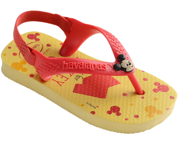 Havaianas Nbd Classics In Yellow Red