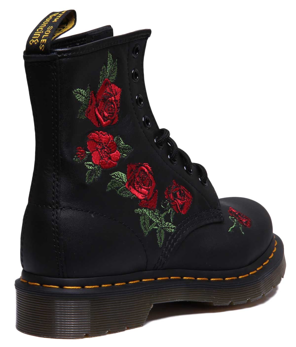 Doc martens avec fleurs hot sale