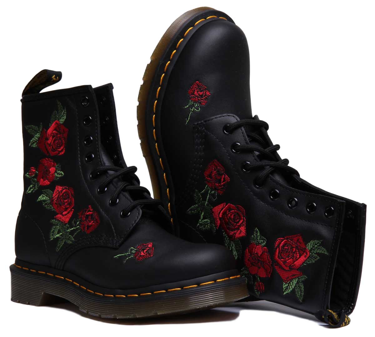 Dottor martens outlet con fiori